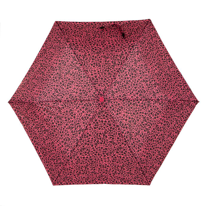 totes Supermini Ditsy Pink Print Umbrella & Matching Shopping Bag  (3 Section) Extra Image 3